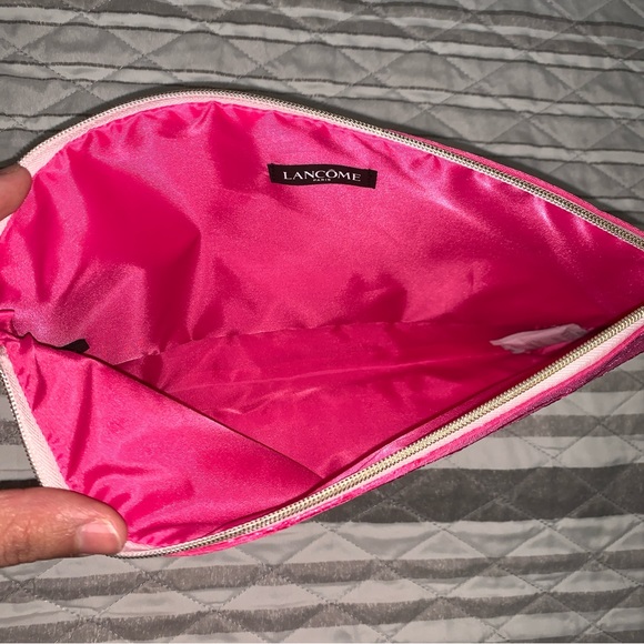 Lancome Pink Cosmetic Makeup Bag - Picture 5 of 6